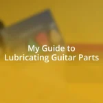 My Guide to Lubricating Guitar Parts