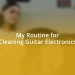 My Routine for Cleaning Guitar Electronics